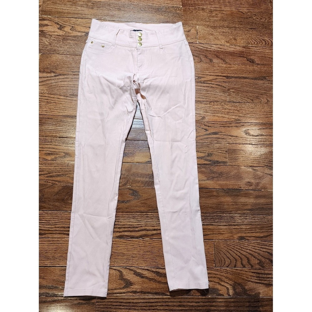 Baby Phat Skinny Pants Kids 13 Pink Y2K High Waisted Stretch BP-212 Stretchy